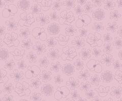 Purple Floral Pattern Background vector