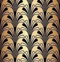Art Deco Gatsby Ornament Outline Pattern Background vector