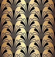 Art Deco Gatsby Ornament Outline Pattern Background vector