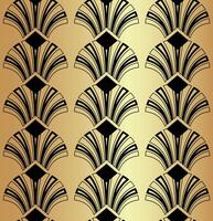 Geometric Gatsby Art Deco Pattern Background Design vector