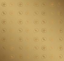 Elegant Gold Floral Pattern Background vector