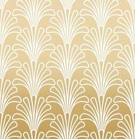 Light Gold Geometric Gatsby Art Deco Pattern Background vector