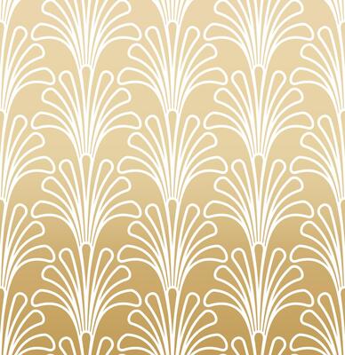 Light Gold Geometric Gatsby Art Deco Pattern Background