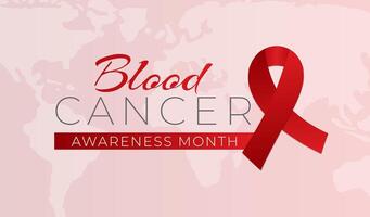 Blood Cancer Awareness Month Background Illustration vector