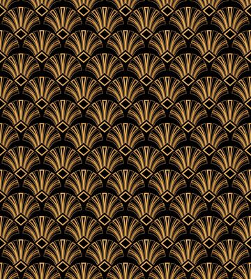 Art Deco Gatsby Pattern Background