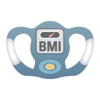 bmi calculador máquina ilustración vector