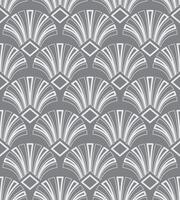 Silver Gray Gatsby Art Deco Pattern Background Design vector