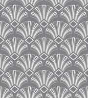 Silver Gray Gatsby Art Deco Pattern Background Design vector