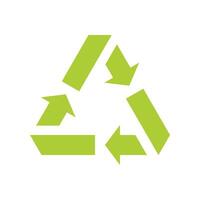 reciclar icono - Respetuoso del medio ambiente reciclaje símbolo vector