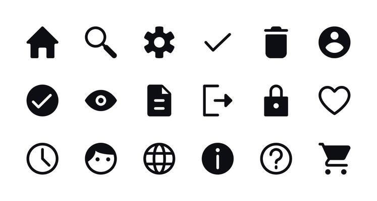 UI Essentials Icons Set