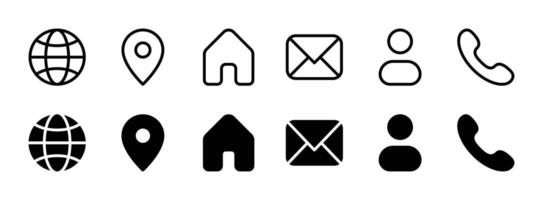 Universal Communication Icon Set vector