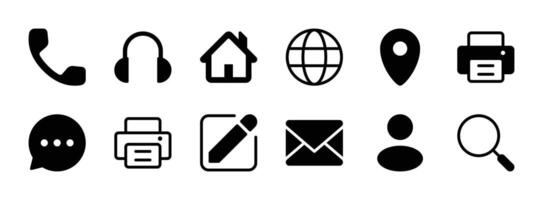 Universal Communication Icon Set vector