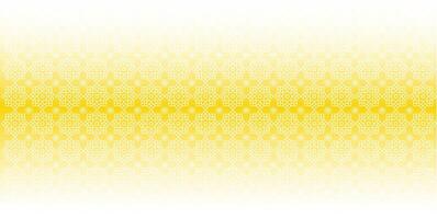 vector gradient yellow gold and white colours background with a pattern of cube circles and cube stars arabic islamic ornament decor frame eid ramadan