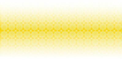 vector gradient yellow gold and white colours background with a pattern of cube circles and cube stars arabic islamic ornament decor frame eid ramadan