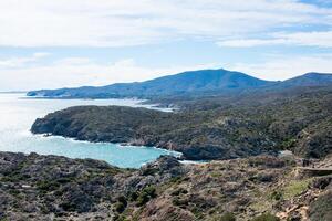 Aerial view of Cap Creus, Catalonia photo