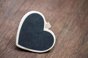 Heart craft wooden sign. photo