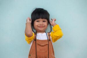 Little asian child. photo