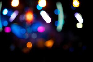 Background image with defocused blurred stage lights photo