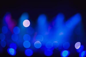 Background image with defocused blurred stage lights photo