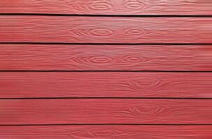 Art of line pattern on red wooden wall background. Abstract and wallpaper exterior design of wood surface. photo