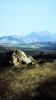 Large Rock on Grass Field video