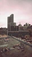Vertikale Neu York Stadt Manhattan Antenne Aussicht video