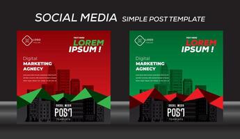 post template design illustration vector