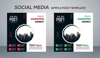 post template design illustration vector