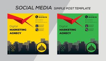 post template design illustration vector