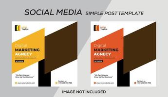 post template design illustration vector