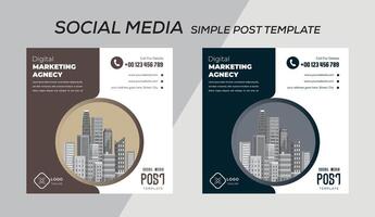 post template design illustration vector