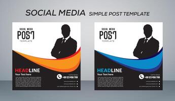 post template design illustration vector