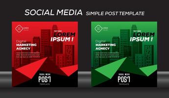 post template design illustration vector