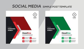 post template design illustration vector