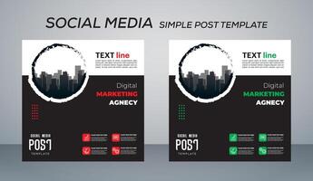 post template design illustration vector