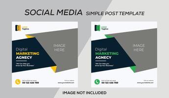 post template design illustration vector