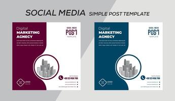 post template design illustration vector