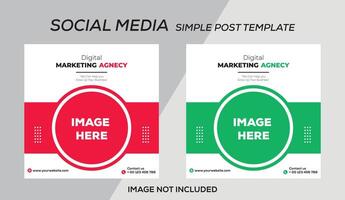 post template design illustration vector