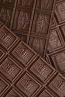 KHARKIV, UKRAINE - JANUARY 27, 2021 Babayevskiy chocolate square bar - product from Babayevskiy chocolate factory photo