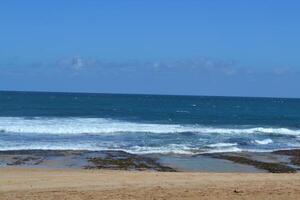 beautiful background photo of sea and beach sand