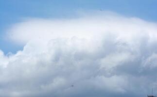 background photo of blue clouds and white sky