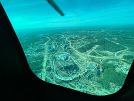 Photo of the view from the plane