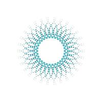 halftone circle dots. vector