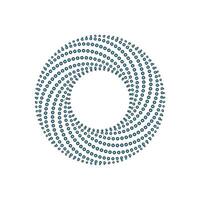 halftone circle dots. vector