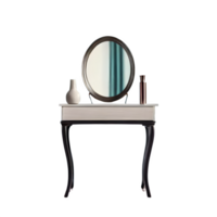 AI generated Vanity table isolated on transparent background png