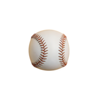 ai generiert Baseball isoliert auf transparent Hintergrund png