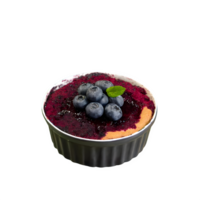 AI generated Blueberry cobbler isolated on transparent background png