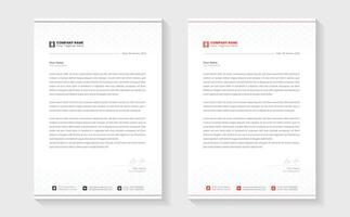 Modern Creative Clean business style letterhead bundle of your corporate project design. Set to print. modern business letterhead in abstract design. Elegant template design in minimalist. vector