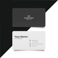 Simple Business Card Layout. creative modern name card and business card. Clean Design. corporate design template, Clean professional business template, visiting card. elegant vector