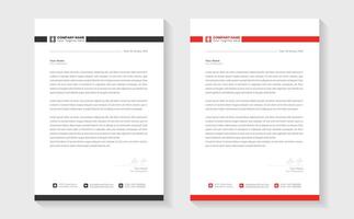 Modern Creative Clean business style letterhead bundle of your corporate project design. Set to print. modern business letterhead in abstract design. Elegant template design in minimalist. vector